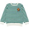 THE NEW Per Sweatshirt Alpine Green Striped