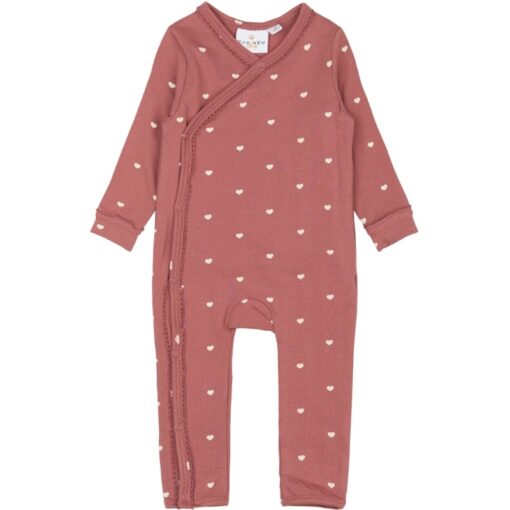 THE NEW Nova wrap jumpsuit withered rose hearts