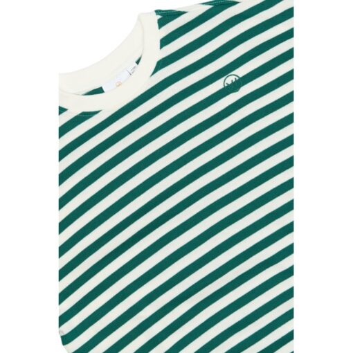 THE NEW Nero Sweatshirt Alpine Green Striped - Afbeelding 2