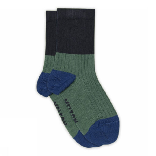 mp Denmark Melton Block colour socks Marine 22159 285