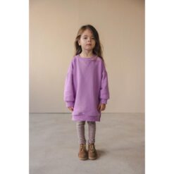 Phil & Phae Chunky sweater dress bright lilac