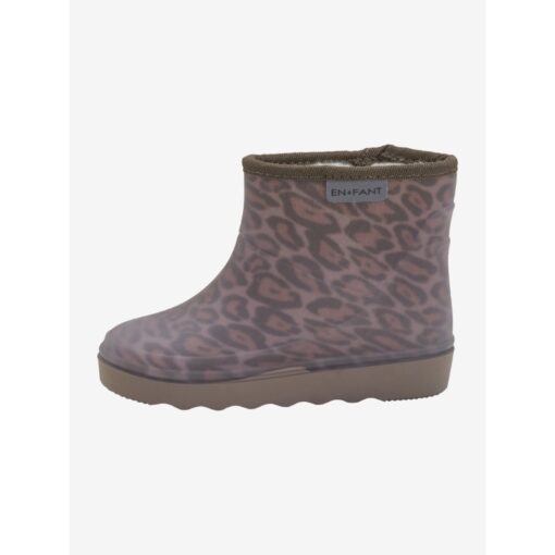 Enfant thermo boots short pine bark print leo