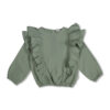 Petit Blush Ruffle Blouse Iceberg Green