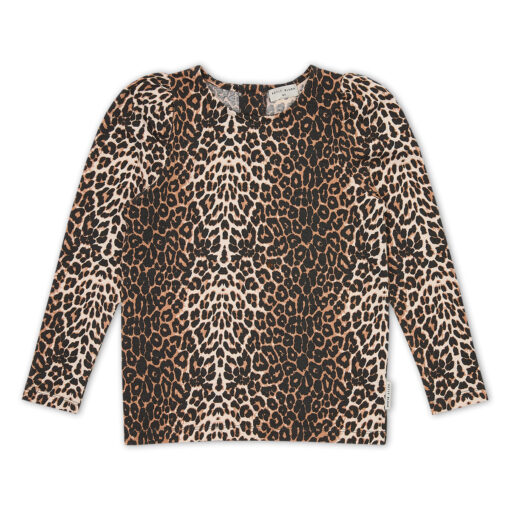 Petit Blush Puff Longsleeve Leopard
