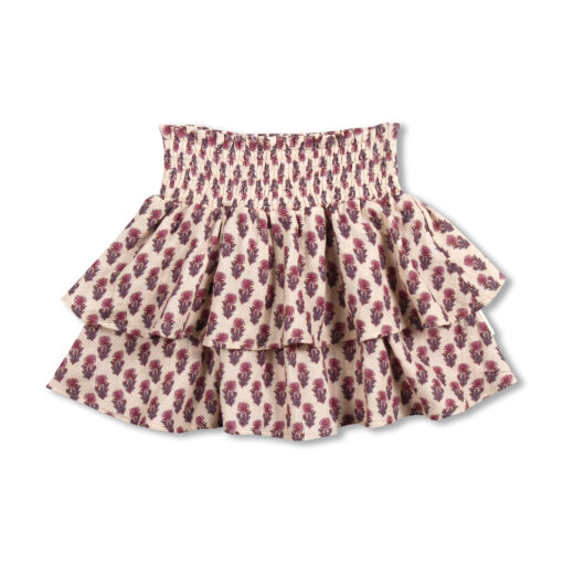 Petit Blush Mini Smock Skirt Paisley Flower
