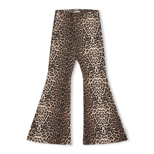 Petit Blush Bowie Flared Pants Leopard