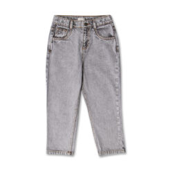 Petit Blush Baggy Fit Jeans Washed Light Grey