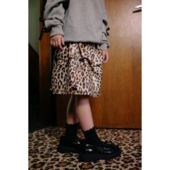 Alternative view of Call Me Frankie Leopard Ruffle Skirt