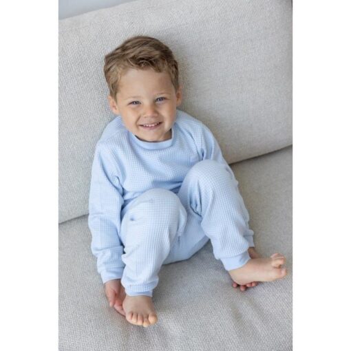 Feetje Wafel Pyjama Babyblue 305618 - Afbeelding 2