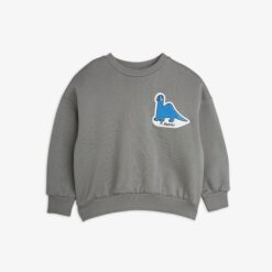 Mini Rodini Dino patch sweater Grey