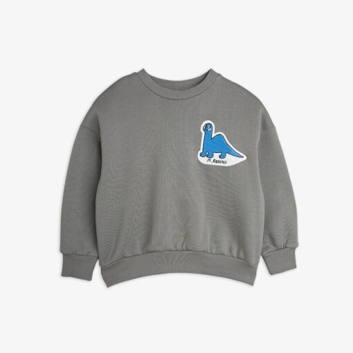 Mini Rodini Dino patch sweater Grey