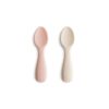 Mushie Starter Spoons Blush Shifting Sand