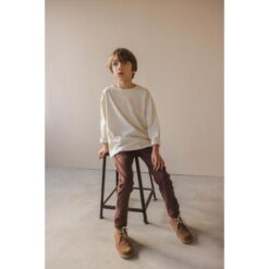 Phil & Phae Oversized tee linen-blend natural