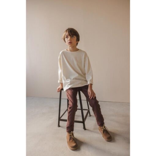 Phil & Phae Oversized tee linen-blend natural
