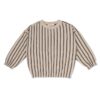 Phil & Phae Sweater slub graphite stripes