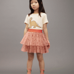 Mini Rodini Dotted tulle skirt