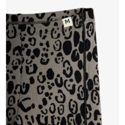 Alternative view of Mini Rodini Leopard brushed jersey leggings grey