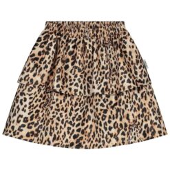 Call Me Frankie Leopard Ruffle Skirt