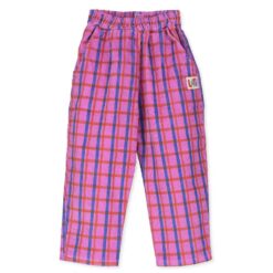 lotiekids Corduroy Pants Checks fuchsia