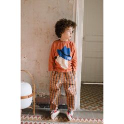 Alternative view of lotiekids long sleeve shirt Chill Dog red