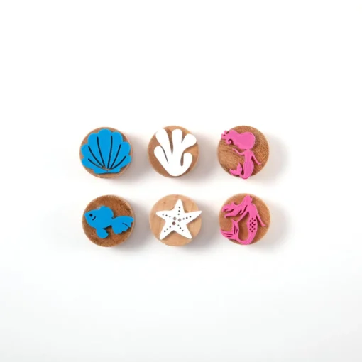 ChildGen Wooden Stamp Set Mermaid
