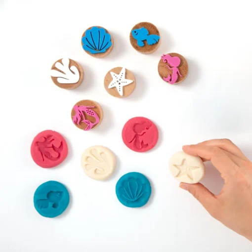 ChildGen Wooden Stamp Set Mermaid