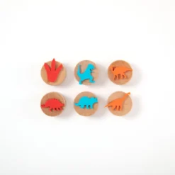 ChildGen Wooden Stamp Set Dinosaurs
