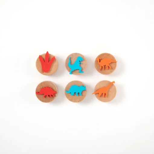 ChildGen Wooden Stamp Set Dinosaurs