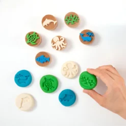 ChildGen Wooden Stamp Set Sea Creatures