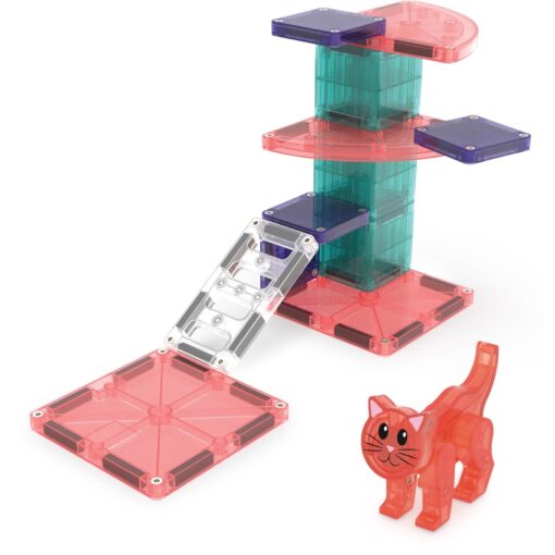 MagnaTiles Cat Tree 13-Piece Set - Afbeelding 2