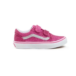 Vans Old Skool V Glitter Raspberry Rose