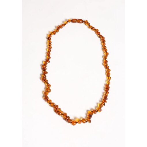 Coni barnsteen ketting baby Cognac 32cm