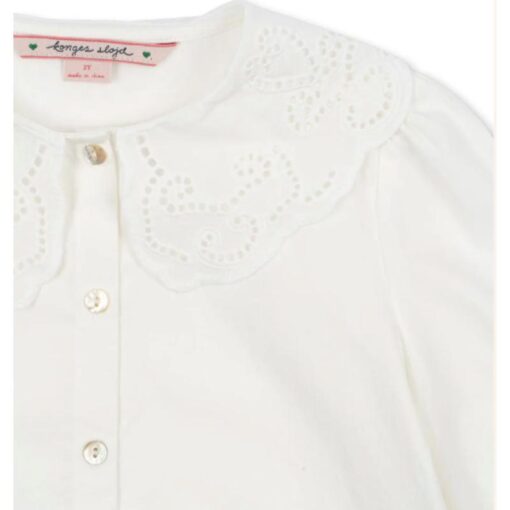 Konges Slojd Rilo Collar Shirt Optic White - Afbeelding 2