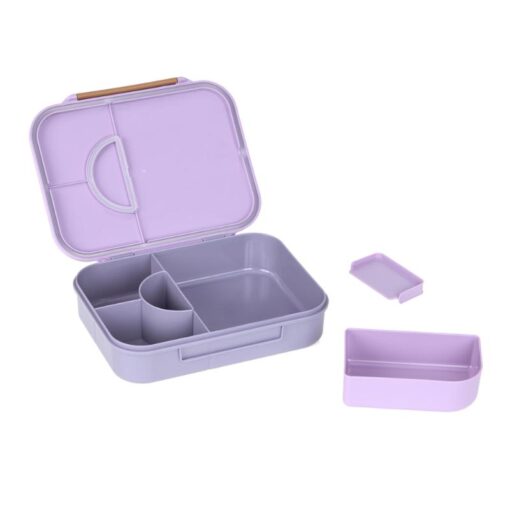 Lassig Bento Box Heart Lilac - Afbeelding 3