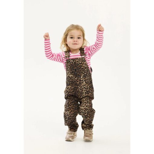 THE NEW Paloma Denim Dungarees Leopard