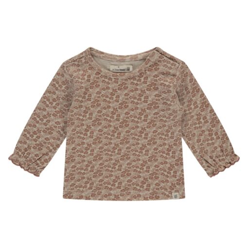 A Tiny Story baby t-shirt long sleeve Flowers cookie
