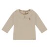 A Tiny Story baby t-shirt long sleeve collar snow