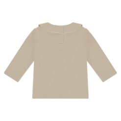 A Tiny Story baby t-shirt long sleeve collar snow