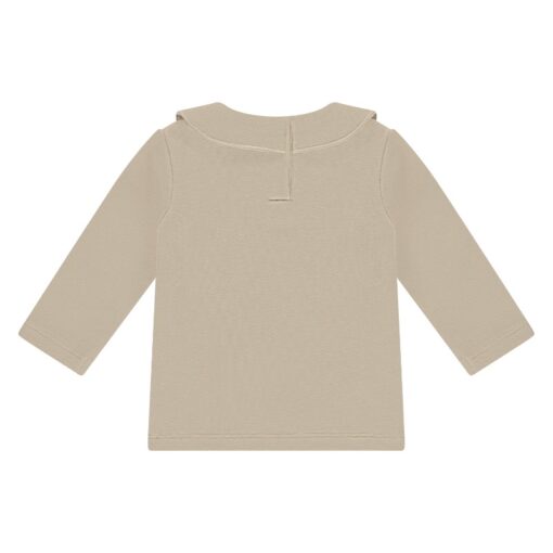 A Tiny Story baby t-shirt long sleeve collar snow