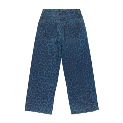 THE NEW Prima Wide Jeans Medium Blue Denim AOP - Afbeelding 3