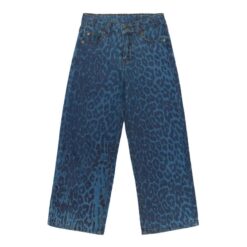 THE NEW Prima Wide Jeans Medium Blue Denim AOP