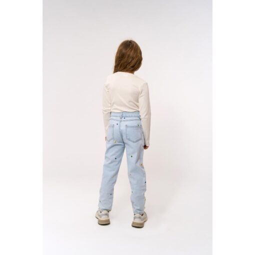THE NEW Porscha Mom Fit Jeans Light Blue Denim - Afbeelding 6