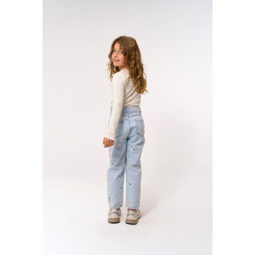 THE NEW Porscha Mom Fit Jeans Light Blue Denim - Afbeelding 5