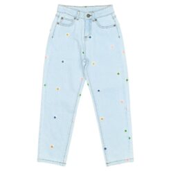 THE NEW Porscha Mom Fit Jeans Light Blue Denim