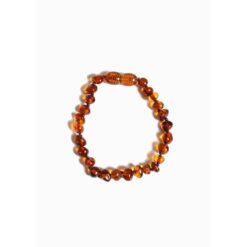 Coni barnsteen armband kids Cognac 16,5 cm