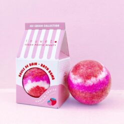 inuwet Glitter badbom aardbei