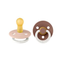 Bibs fopspeen Glow in the dark Blush Woodchuck 2 pack