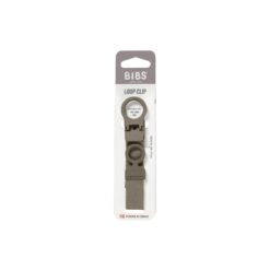 Bibs Pacifier Clip LOOP Dark Oak