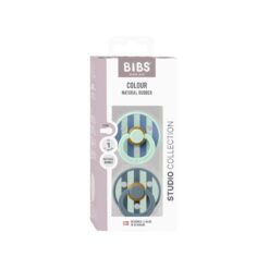 Bibs Studio Colour Block 2 pack Nordic mint Petrol