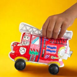 Alternative view of Ara Creative Opblaasbare lichtgevende kleurplaten Brandweer & Politie